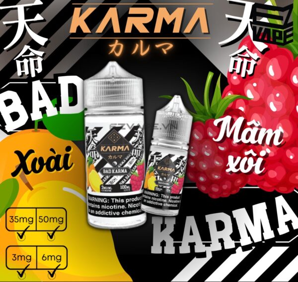 Karma 天命系列電子煙油介紹 | 多層次水果風味與幸福感滿滿的煙油