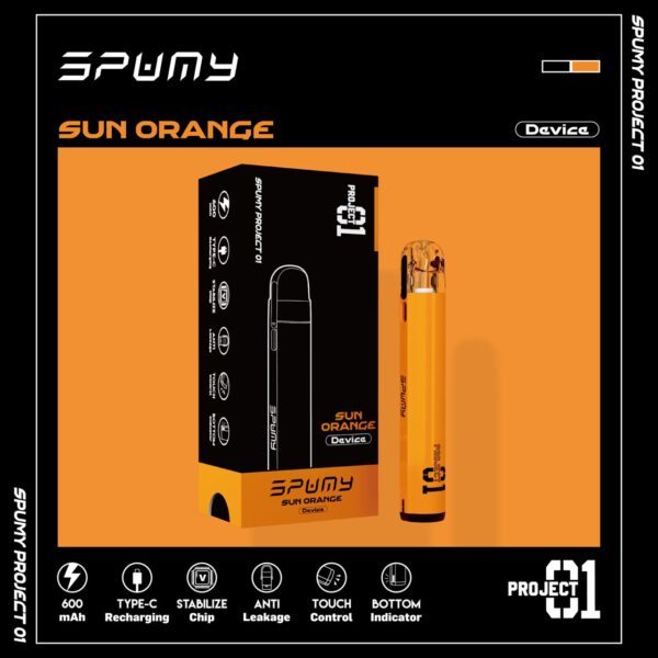 spumy project 01 橘色主機