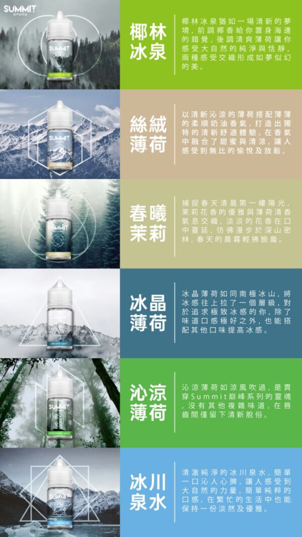 SUMMIT SPUMY 薄荷