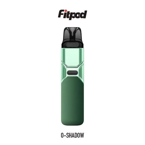 綠色款 FITPOD O-Shadow 主機近拍，金屬質感搭配高級塗層呈現俐落線條