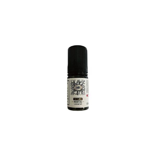 Nostal 經典菸草風味電子煙油 1981 年款單瓶特寫，瓶身標示