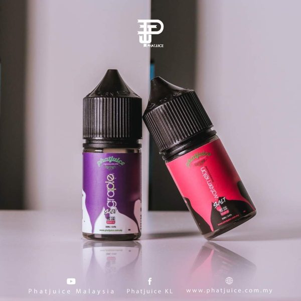 Phatjuice 酷斃西瓜口味煙油，搭配泡泡糖與西瓜水果背景，呈現童年泡泡糖風格