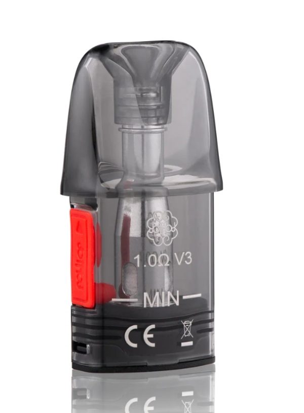 Dotpod 系列空煙彈 1.0Ω 網狀芯圖示，適合口吸鹽油使用，通用型倉芯設計