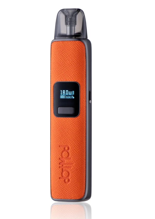 DOTMOD 佩特里 Dotpod Pro 橘色主機外觀皮革圖
